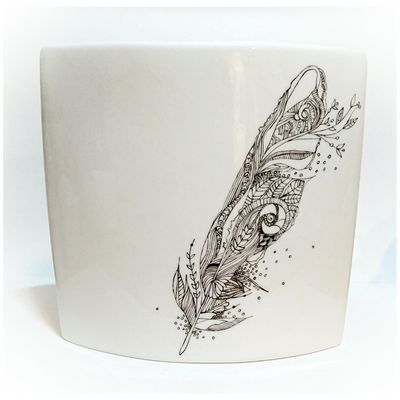 Vase plumes à la plume ...