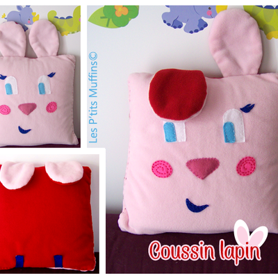 Coussin lapin