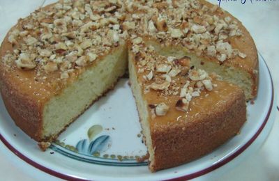 Arboisien (gâteau aux amandes et aux noisettes) / Пирог с миндалем и фундуком