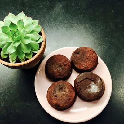 Moelleux au chocolat à la rose