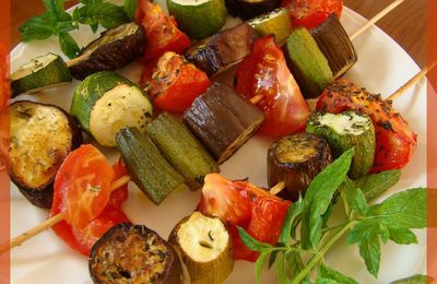 LEGUMES DE SAISON (1/2) : VERSION BROCHETTES