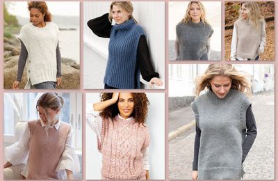 Pour affronter l'hiver : Pulls sans manches