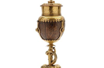 Court Coconut Cup, South German or Swiss, ca 1540-1560
