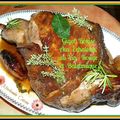 GIGOT BRAISE aux Echalotes, Vin Rouge et Balsamique