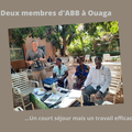 Deux membres d'ABB rentrent de Ouaga