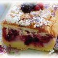 ღ " Miam " Gâteau Magique aux fruits rouges ( Version express )
