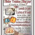 Atelier création Abat-jour de juin à août