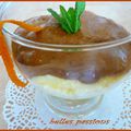 Mousse au jus de fruits + mousse chocolat