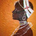 Portrait Massaï en cours