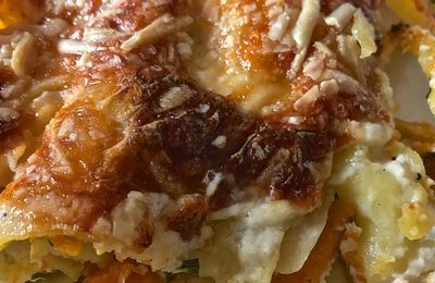 Pâtes du dimanche soir : lasagne au potiron et à la ricotta