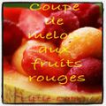 Coque de melon aux fruits rouges - pour 4 personnes - 2 Ppts/pers.