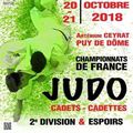 CE WEEK-END CHAMPIONNAT DE FRANCE CADETS A CEYRAT