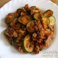 404 - Courgettes à la bolognaise