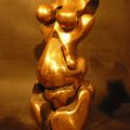 Femme arcenciel              Bronze en 5 pieces H :65cm