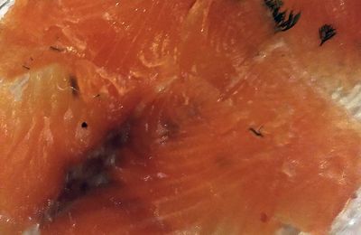 SAUMON GRAVLAX SAUCE ANETH