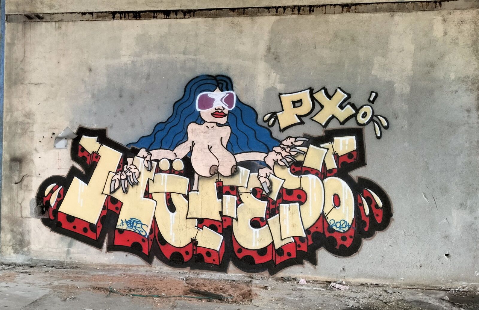 Nevers, usine fermée, tag (58)