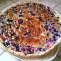 Tarte au fromage blanc et aux fruits rouges Cette