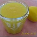 Pâte de citron ou lemon curd