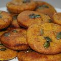 Financiers salés à la courge et au gorgonzola