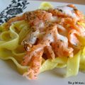 Tagliatelles au saumon