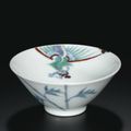 A small doucai winecup, Qing dynasty, Kangxi period (1662-1722)