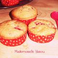 ♥Muffins Girly : framboise-chocolat blanc♥