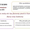 Carnet de bord du 05 au 11 mars 2025