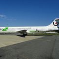 Aéroport Tarbes-Lourdes-Pyrénées: Trawel Fly (Medallion Air): McDonnell Douglas MD-83 (DC-9-83): YR-HBY: MSN 49950/1913.