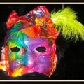 Masque multicolore