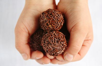 Truffes aux noix et chocolat