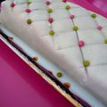 Gâteau Damier Pistache - Framboise