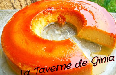 Flan au lait de coco et confiture de lait