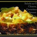 SALADE d'Ailleurs, au CHOU CHINOIS, CREVETTES et ANANAS