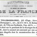 1846 : Villedommange, joli village...