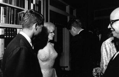 President Kennedy Chats With Marilyn Monroe and Others...