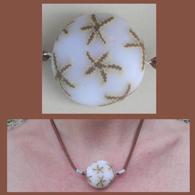 Collier "Pendentif plage"