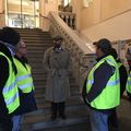 les gilets jaunes avranchinais s'installent dans la durée et rencontrent le maire d'Avranches - mardi 27 novembre 2018