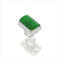 Important jadeite and diamond ring 