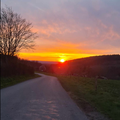 Le coucher du soleil ..... c'est toujours un moment si romantique ....