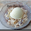 Risotto rhum raisins 