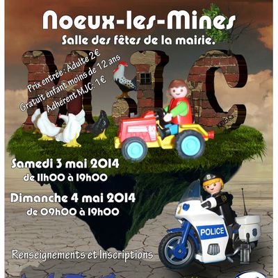 Noeux Les Mines : 1ère Expo-Vente de Playmobil® les 02 et 03 mai 2014