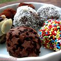 Truffes en chocolat fantaisies