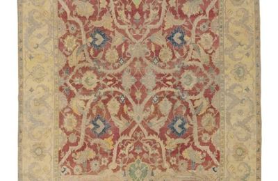 A recently discovered 17th century silk Safavid 'Polonaise' carpet leads Christie's sale