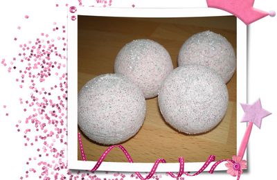 Bombes de bain pour princesse....