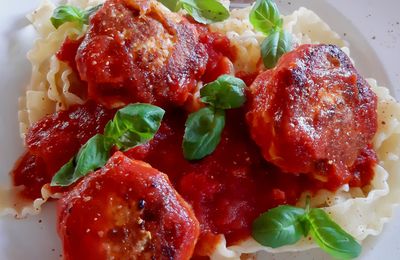 boulettes de volaille à la tomate