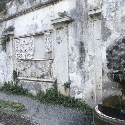 Les fontaines de Rome (48/52). Pinciano (Q III) - Les Fontaines du parc Borghese.
