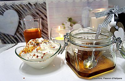 Verrine chantilly mascarpone et marrons confits au sirop