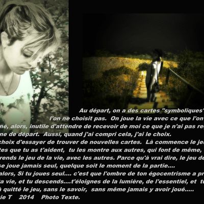 La vie, c'est un jeu de cartes.