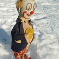 clown à la neige