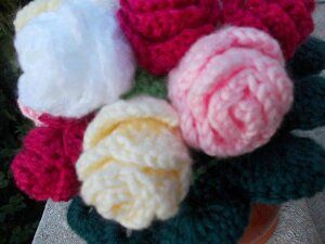 Un bouquet au crochet!!!!